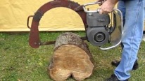 1946 Canadian-Made Awesome Precision Bow Chainsaw