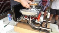Perfectly Built 1/4 Scale Free Style 250cc Chevy V8 Engine Is Gonna Amaze You For Sure!