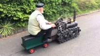 German Grandpa Starts Up and Drives His Amazingly Built Creation-Must See!!!