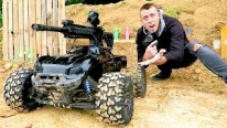 Roman Atwood and His Cute Little Son Build the Craziest R/C Truck Ever-Must See!!!