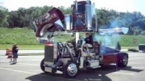 Big Rig Bounty Hunters Playful 18-Wheeler at Eau Claire Truck Show