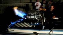 Blown Injected 1200HP Engine Powered Chevy Shoots Fire Like the Dragons of Khaleesi!