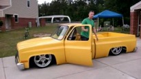 1981 Chevy C10 with Perfectly Dropped Body, Gorgeous Sound System and Fully Custom Interior