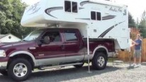 Loading a Truck Camper onto a Pickup Truck Properly and Effectively