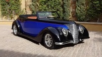 Custom Built 1937 Ford Cabriolet with Hand Carved Wood Interior is a Masterpiece of Advanced Craftsmanship