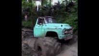Old Chevy Truck is Turned into a Cool Monster Truck with Gigantic Tires