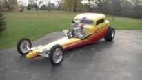 Matchless V8 Powered Dragster Street Rod Has Some Fine Details