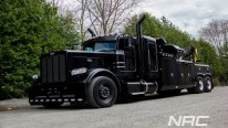 Perfectly Black Peterbilt Fitted on NRC 50CS Leaves the Factory Like a Boss
