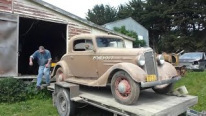 Abandoned Barn Find 1934 Chevrolet Coupe First Wash in 50 Years Satisfying Restoration