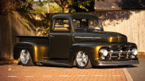 Custom 1953 Ford F1 Coyote 5.0 Pickup Truck Air Ride By DC Customs