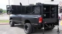 Badass Dodge Ram Truck With Monster Speakers