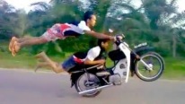 Insane Deathdefying Moped Stunts