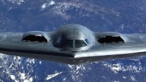 Northrop Grumman B-2 Spirit Bomber Aerial Refueling Over Montana