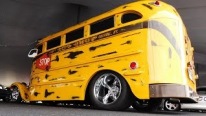 Fantastic Hot Rod School Bus Caught on Camera at 2016 Auctions America Auburn Fall Collector Car Weekend