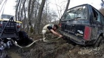 4x4 Jeep Cherokee Recovery Gone Terribly Wrong!