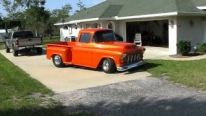 Absolutely Gorgeous 1955 Chevrolet Pro Street Pickup Truck with Eye-Catching Paintjob