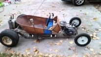 Badass Rat Rod Go Kart Made Up Of Nothing But Scrap Pieces