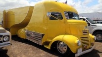 1941 GMC COE Inspired Uniquely Beautiful Truck and Trailer Combination