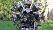 Great Homemade Project: How to Make and Start Up a Fully Functioning Radial Engine Out Of Volkswagen Parts