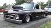 Exclusive 1968 Chevrolet C10 Pro Street Truck Cruises on the Road Just Like a Boss