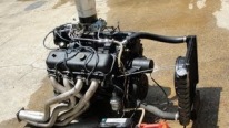 Redneck Engineering Presents: Monstrous Rat Rod 454 Engine Started Up on the Ground
