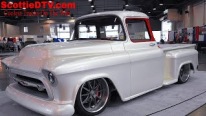 Snow White is Not Only a Fairy Tale but Also a Breathtaking 1957 Chevrolet 3100 Pickup Street Machine