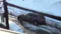 Angry Man Turns into Crazy When His Car Stuck in the Snow