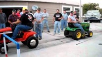 Hold My Beer, Watch This: Lawnmower Pull Was About to End up in a Disaster