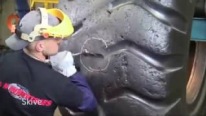 This Is How to Repair Damaged Tractor Tire!