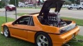 Supercharged V8 Powered Pontiac Fiero Has its Engine at a Different Place!