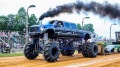 Boss-Like Mega Trucks Prove Themselves on Pulling Contest