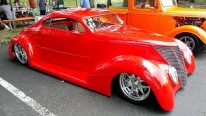 1937 Ford 5-Window Coupe Replica Strikes the Eyes with Its Red Hot Beauty!