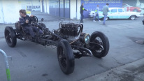 Delahaye 107 Racer with 6.2L Gipsy Major Airplane Engine